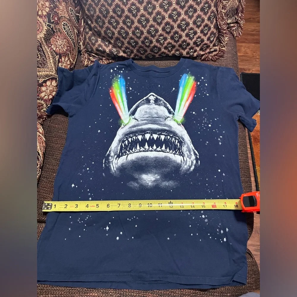 VGUC Children’s Place Boy’s Shark Graphic Tee - Sz XXL/16